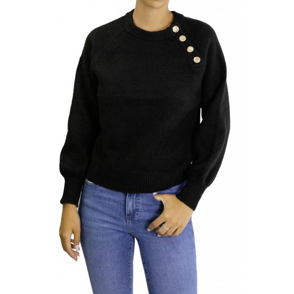 Maglione con bottoni dorati Only 